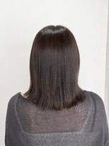 シエル 立川店(CIEL)&nbsp;オリーブカラー×ボブ【CIEL×maki】