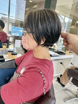 ハピネス 西大寺店(Happiness) 【50代・60代限定】まとまり艶ショートボブ/髪質改善／しらさん