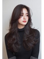ノイエ 原宿 北参道(NoIE)&nbsp;バタフライレイヤーカット髪質改善カラー透明感カラー