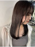 【艶感ストレート × ダークブラウン】