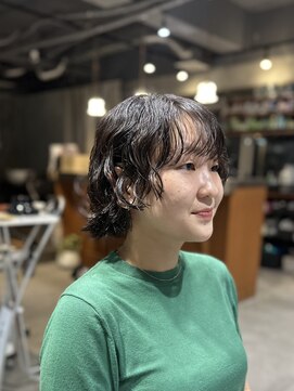 バッサリイメチェンパーマ