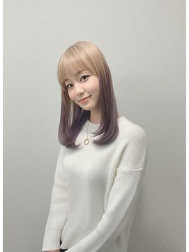 エールバイボヌール(Ere by Bonheur) 【福田】レイヤーで伸ばし中でも可愛く♪/西梅田北新地堂島