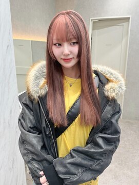 ロンド レア 天神大名店(Lond Le’a) 黒髪カタログ/オリーブグレー/ココアベージュ/小顔に見せるヘア