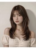 熊本/韓国ヘア×コテ巻きパーマ×透明感カラー