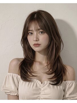 TMJ 熊本/韓国ヘア×コテ巻きパーマ×透明感カラー
