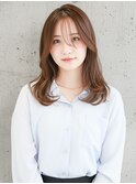 韓国風ｘシースルーバングｘエギョモリｘタンバルモリｘレイヤー