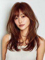 ルシードスタイル グローバルディー 稲毛店(LUCIDO STYLE GLOBAL.D)&nbsp;レイヤーロング20代30代40代レイヤーカット韓国ボブ顔周り稲毛
