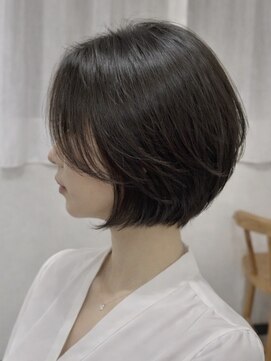 エトワ 中央店(etoi) 大分韓国ヘアタッセルボブミニボブショートボブ切りっぱなし