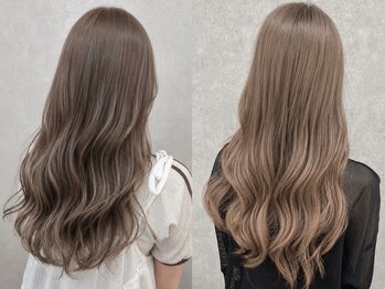 アン(Hair make un)の写真/透明感・ツヤのあるカラーで魅力的なヘアに♪お得なクーポンでトレンドの最旬スタイルをご提供します!