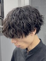 オーバル ジングウマエ(OVARL jingumae)&nbsp;縦落ちパーマシャドウパーマサーフカールフェザーパーマ