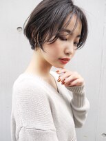 モリオ フロム ロンドン サッポロファクトリー店(morio FROM LONDON) 【morio札幌】大人かわいい黒髪ショートボブ毛先パーマ