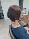 柔らか質感☆ストレートショートボブ