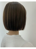 カウチ 板橋本町店(kauti)&nbsp;切りっぱなしボブ×ベージュ