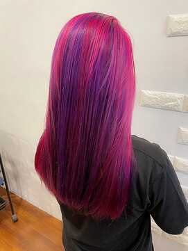 オーティティ(O-TETE) O-tete ピンクバイオレットミックスコントラストカラー