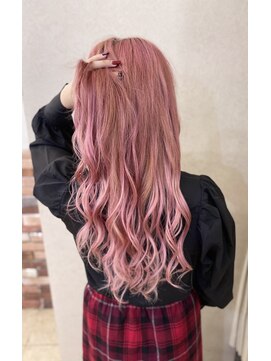 ラビス 浦和(Lovis) デザインカラー/レイヤーカット/ウェットヘア/夏のヘアアレンジ