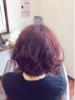 バンビ 本渡店(Bambi)&nbsp;ショートボブのウェーブパーマ
