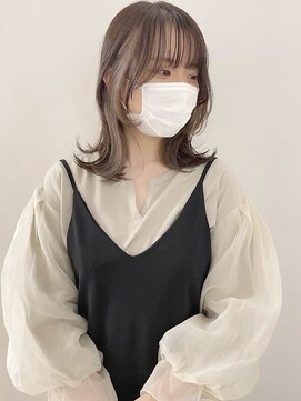 シアー(sheer) 《sheer 》#ミルクティーベージュ#インナーカラー