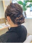 お呼ばれヘアセット！ゆるふわ下めシニョン☆彡