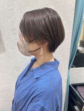 ロンドプランタン 恵比寿(Lond Printemps) シークレットハイライトグレージュショートヘア