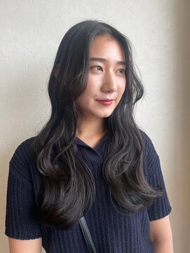 シェール(cher) 韓国レイヤーカット/艶オリーブブラウン