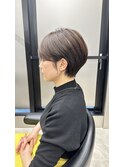 ハンサムショート/前髪あり/30代/40代/50代