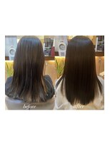 クラウンオーガニックヘアー(CROWN organic hair) 美髪特化髪質改善ストレートスタイル