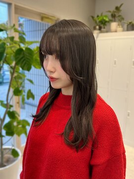 シュク 高円寺(SYUK) アッシュベージュ/顔周りカット/サイドバング【高円寺 中野】
