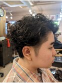 64分けのハードパーマスタイル,20代,30代,40代,50代