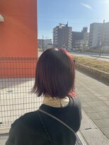 カーサ 西大寺南ロータリー店(casa)&nbsp;ブリーチなしレッド系カラー☆