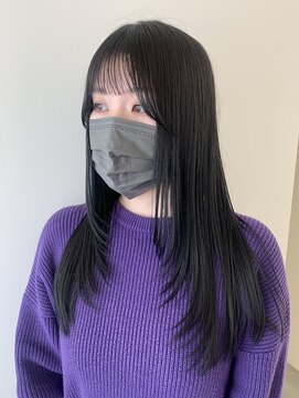 凪 ロングレイヤー　オリーブブラック