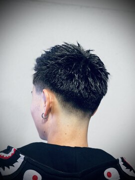 ヒロギンザ 新橋銀座口店(HIRO GINZA) スパイキー×スキンフェード