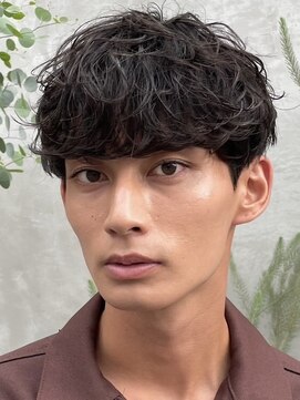 フィフス 神南(fifth) 波巻きパーマスパイラルパーマメンズマッシュウルフカルマパーマ