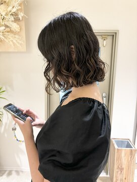 クーナバイトマト 横浜(Cuna by TOMTO) 【YUYA】コテ巻き風パーマ_ボブパーマ_パーマボブ_横浜パーマ