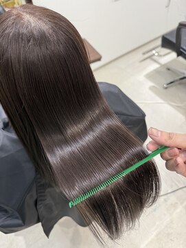 フゥ 銀座(fuu。。。) 透明感◎グレーモーブ系×髪質改善トリートメント