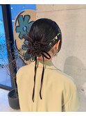 韓国風カチモリタイトシニョンヘアセット/早朝可能