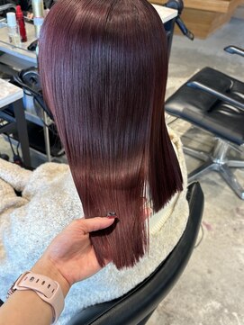 マジコ 原宿(Magico) ピンクカラー/髪質改善トリートメント/ダブルカラー/原宿