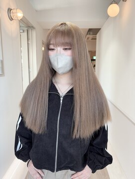 シェーン 仙台駅広瀬通店(schon) ミルクティーグレージュ