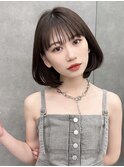 メルティカラー似合わせカットウェーブミディアム縮毛矯正韓国