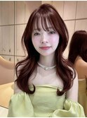 レイヤーカットイメチェンヘアスタイルミディアムレイヤーharuhi