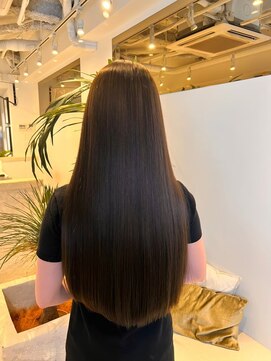 ジーナ 船橋(Zina) 髪質改善*ロングレイヤーグレーベージュ*美髪【Zina船橋】