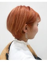 ファムヘア(fam.hair) ハイトーンorangeショートヘア