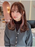 くびれヘア/顔周り/韓国/ボブ/レイヤーカット/前髪/カラー錦糸町