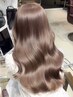 カット+ブリーチなしダブルカラー+1stepトリートメント#原宿#表参道