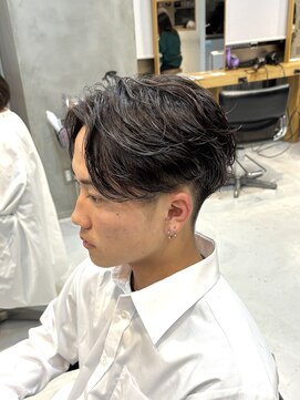 エリマ 調布(elima) 調布センターパートメンズカットニュアンスパーマフェザーパーマ