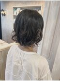 福山美容室caary 髪質改善デジパ透明感ボブパーマイルミナカラー