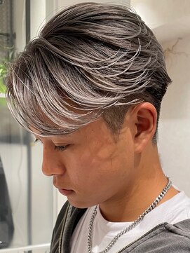 アンサー 渋谷(ANSWER) メンズバレイヤージュハイライトセンターパート