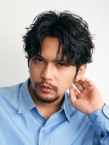 フィフス(fifth) 原宿メンズブログニュアンスフェザーパーマセンターパート緩め