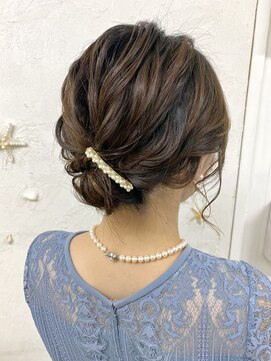 メカマハロジャミング(Me Ka Mahalo Jammming) アップスタイル/ヘアセット/お呼ばれヘア/参列ヘア