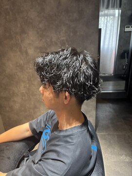 ハイプ 木更津(HYPE) 【波巻きシャドウパーマ】刈り上げセンターパート/木更津