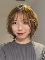 ナループロアポンテ(Nalu pu loa PONTE)&nbsp;ショートレイヤーボブレイヤーマレットブリーチなしダブルカラー